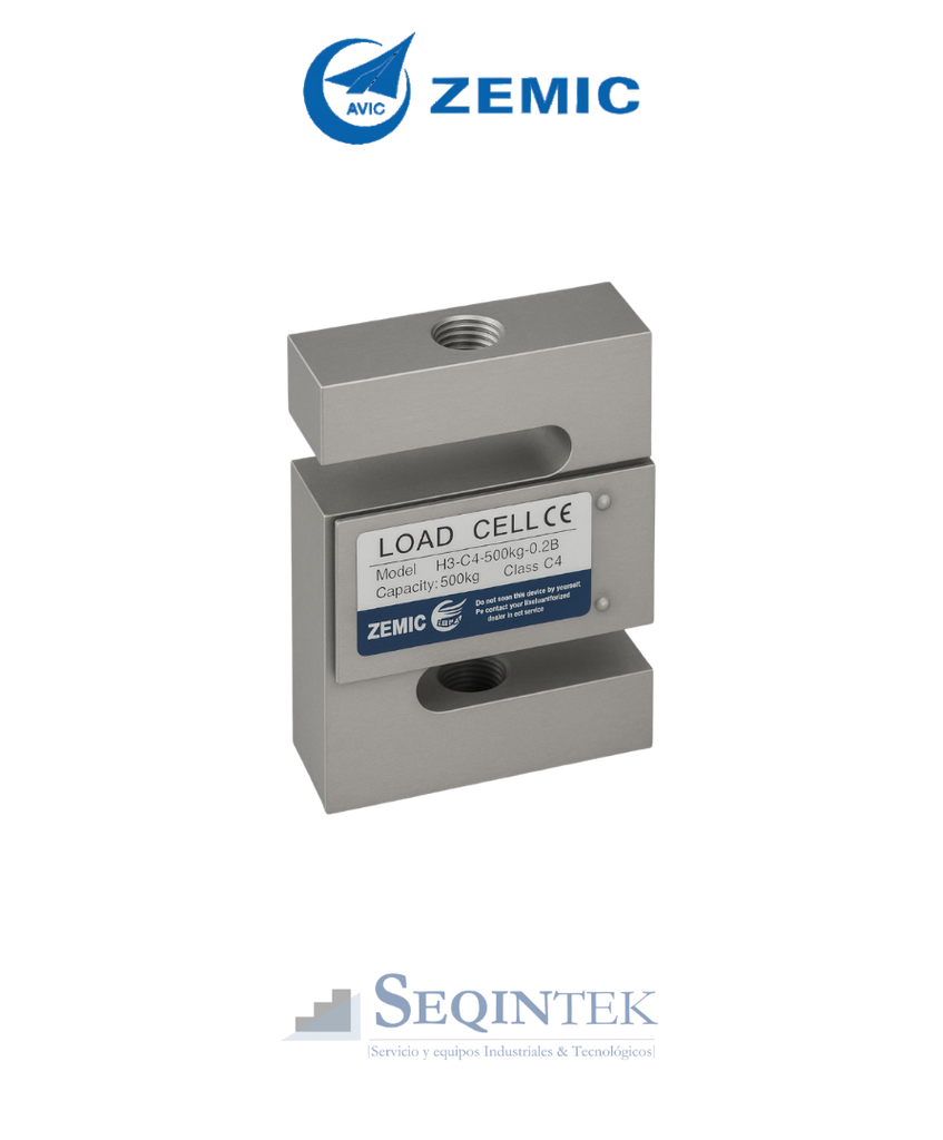 Celda de Carga (S) Zemic H3-50KG