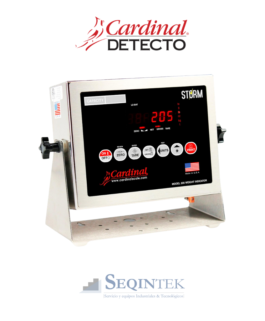 [205-Storm] Indicador Digital Cardinal Scale 205 Storm