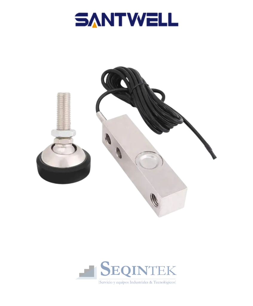 [SQC-SS-2T-M16] Celda de Carga (Viga) Santwell SQC 2T Inox. (M16)