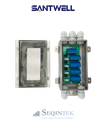 Caja Suma (Junction Box) Santwell JBX-4S 4Ch Acero Inox. Small