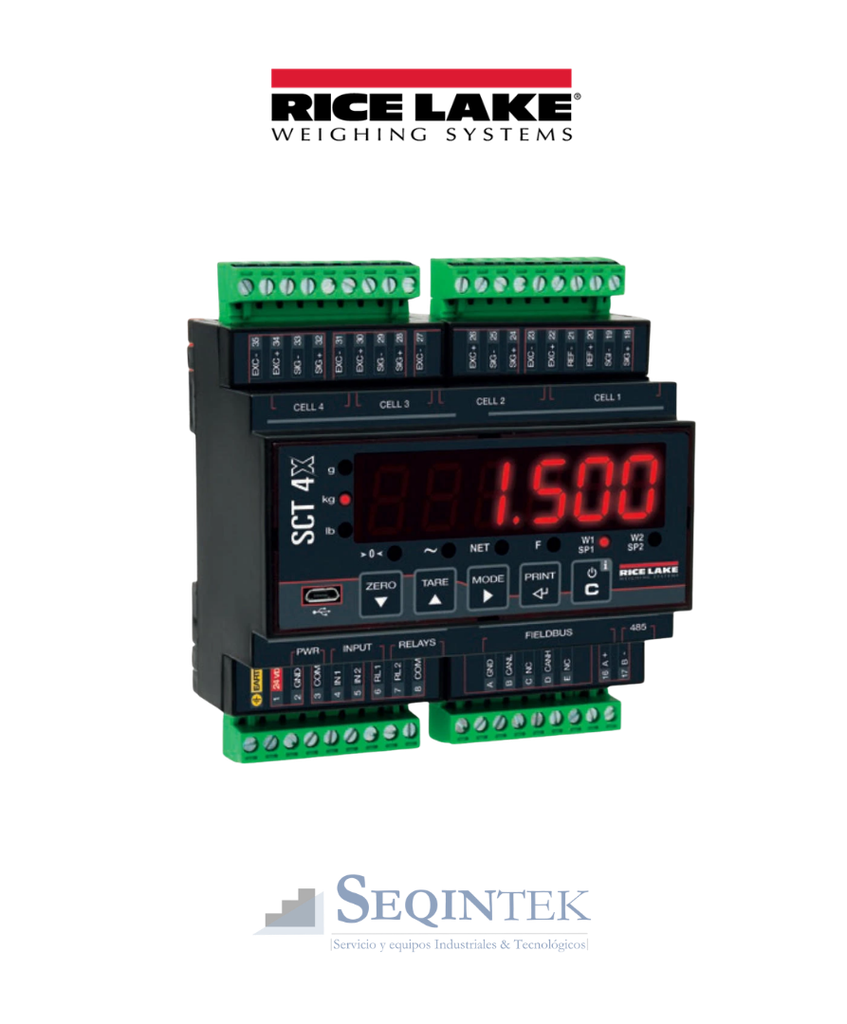 [216826] Transmisor de Peso Rice Lake SCT-4X-MODTCP