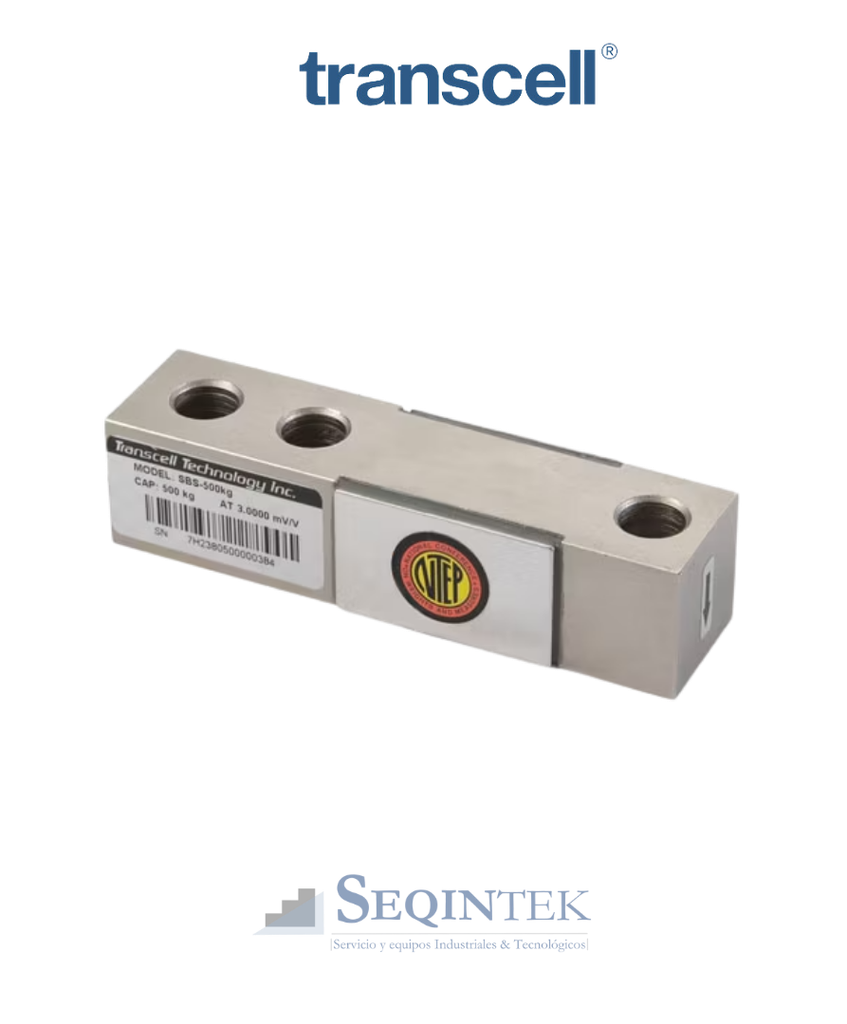 [SBS-2.5K] Celda de Carga (Viga) Transcell SBS 2.5K (2500Lb)
