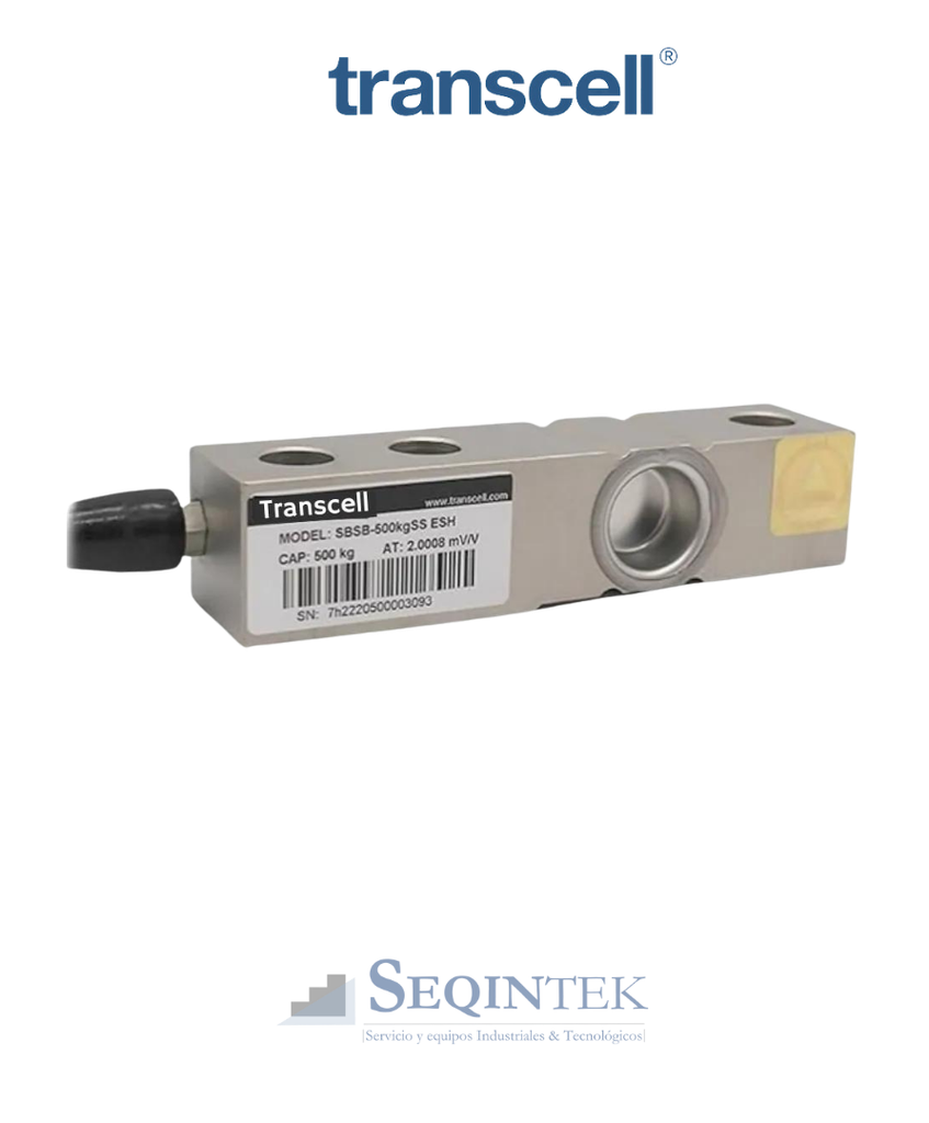 [SBSB-2.5K] Celda de Carga (Viga) Transcell SBSB 2.5K (2500Lb) Inox