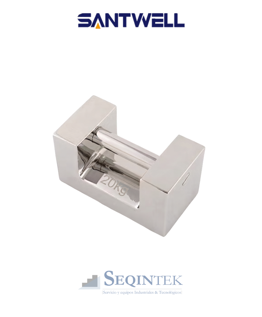 Pesas Patron (Rectangular) Santwell 20KG F1 A. Inox