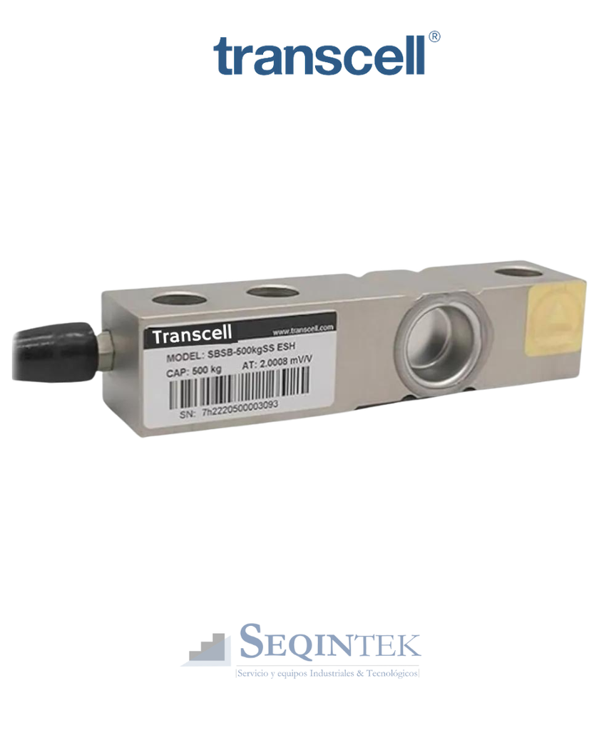 Celda de Carga Transcell (Viga) SBSB-5K/SE (5000Lb) A. Inox.