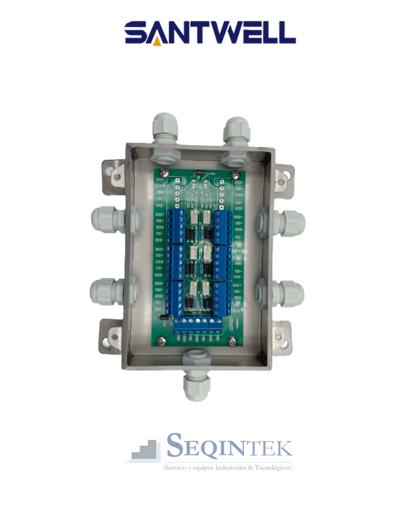 [JBX-6S] Caja Suma (Junction Box) Santwell JBX-6S Inox 6Ch