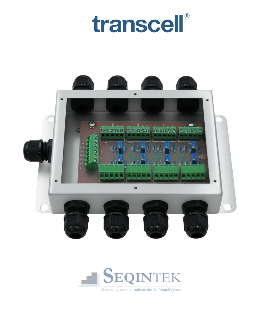 [JB-SS-X8] Caja Suma (Junction Box) Transcell JB-SS-8 8Ch Inox