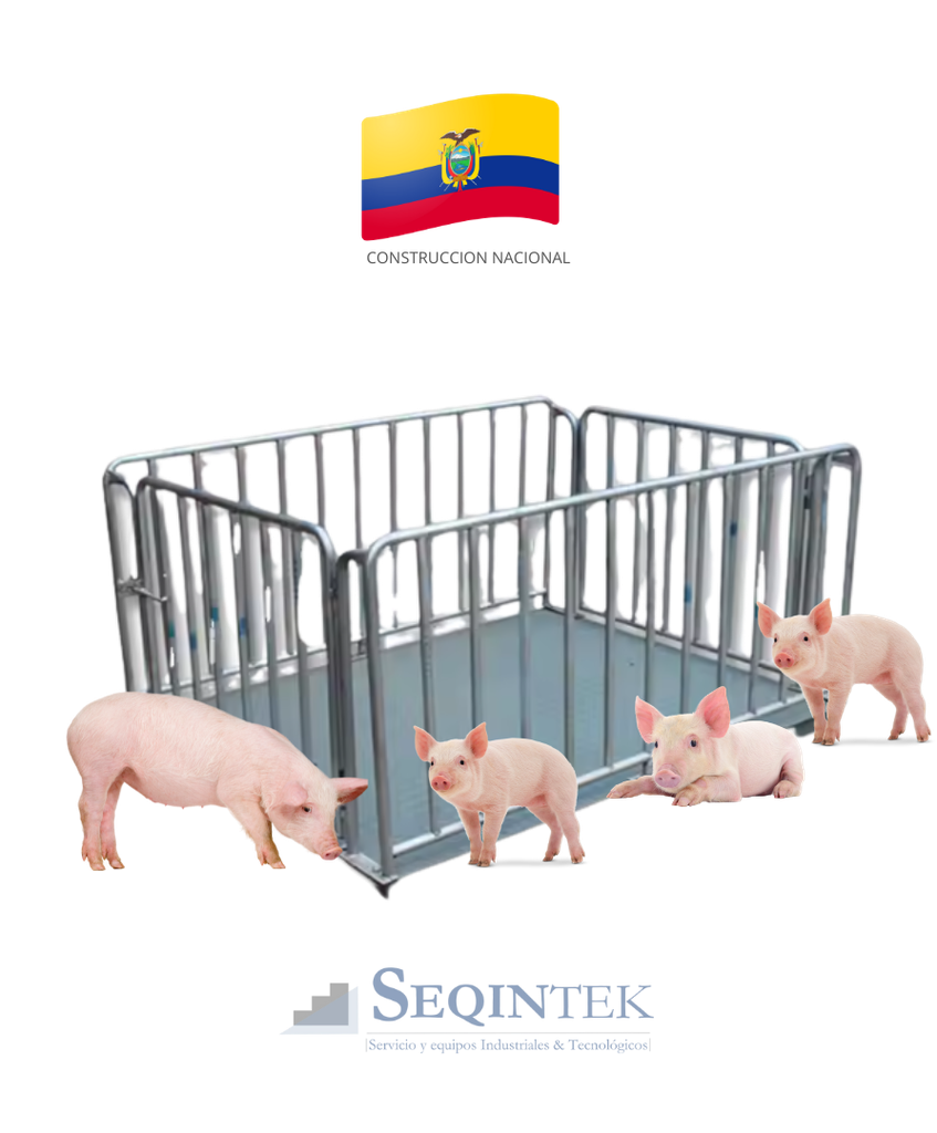 Balanza (Plataforma) Corral Para Pesaje Animal Piara 240x144cm