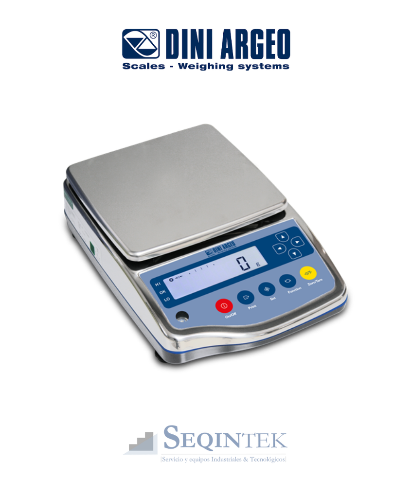 Balanza de Precisión Dini Argeo GAM Acero Inox. 8200g 0.1g