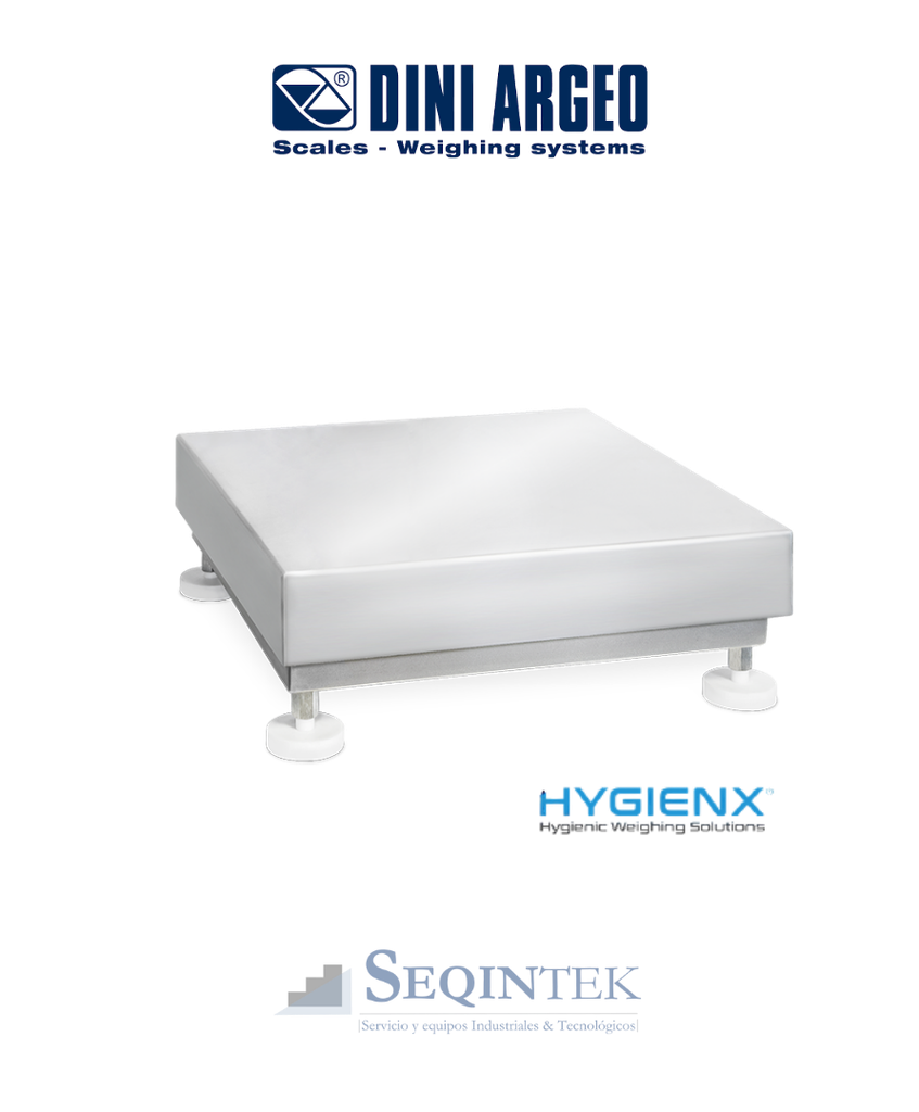 Balanza Dini Argeo TSE6-HGX Acero Inox. 6Kg 1g IP69K
