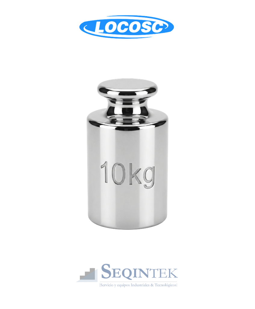 [PP-10KG-SS] Pesas Patron (Cilindrica) Locosc 10KG F1 A.Inox