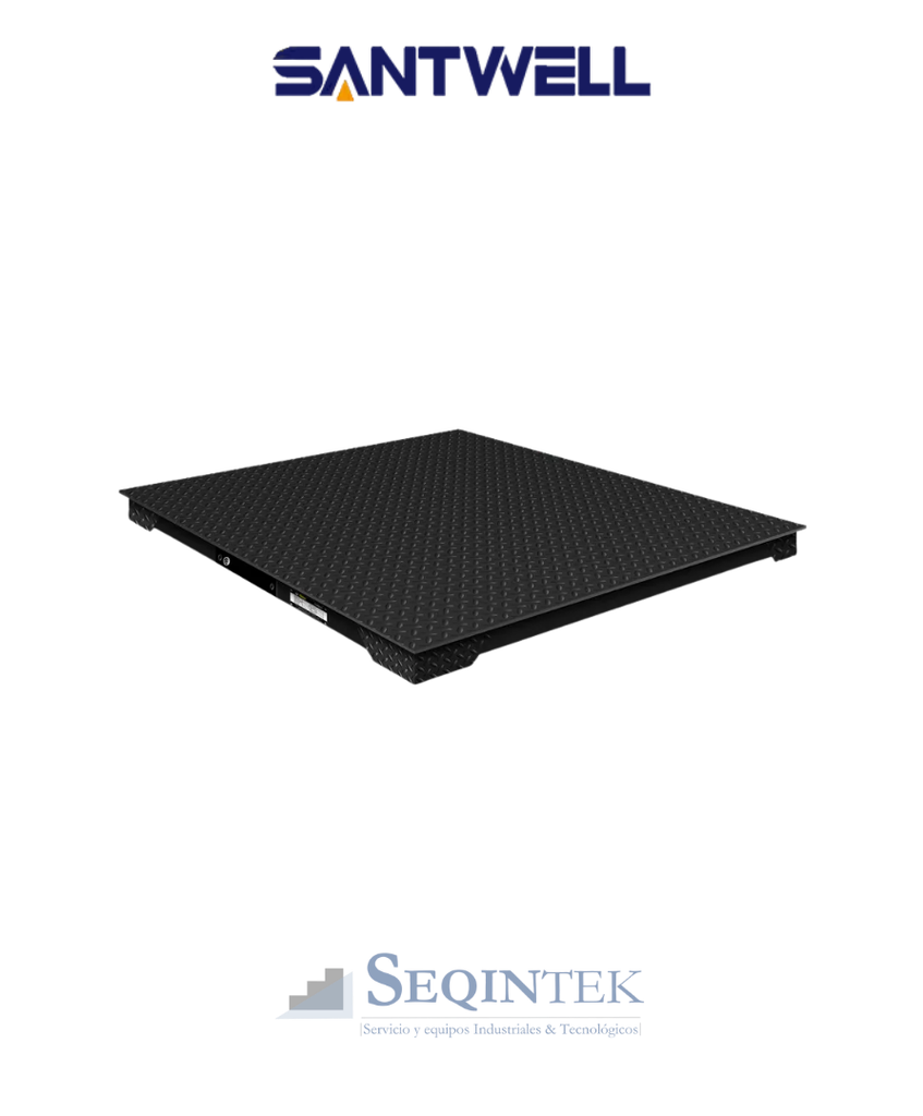 [FS1-1.2X1.2-4MM] Balanza Industrial (Plataforma) Santwel 120x120cm 4mm Hierro