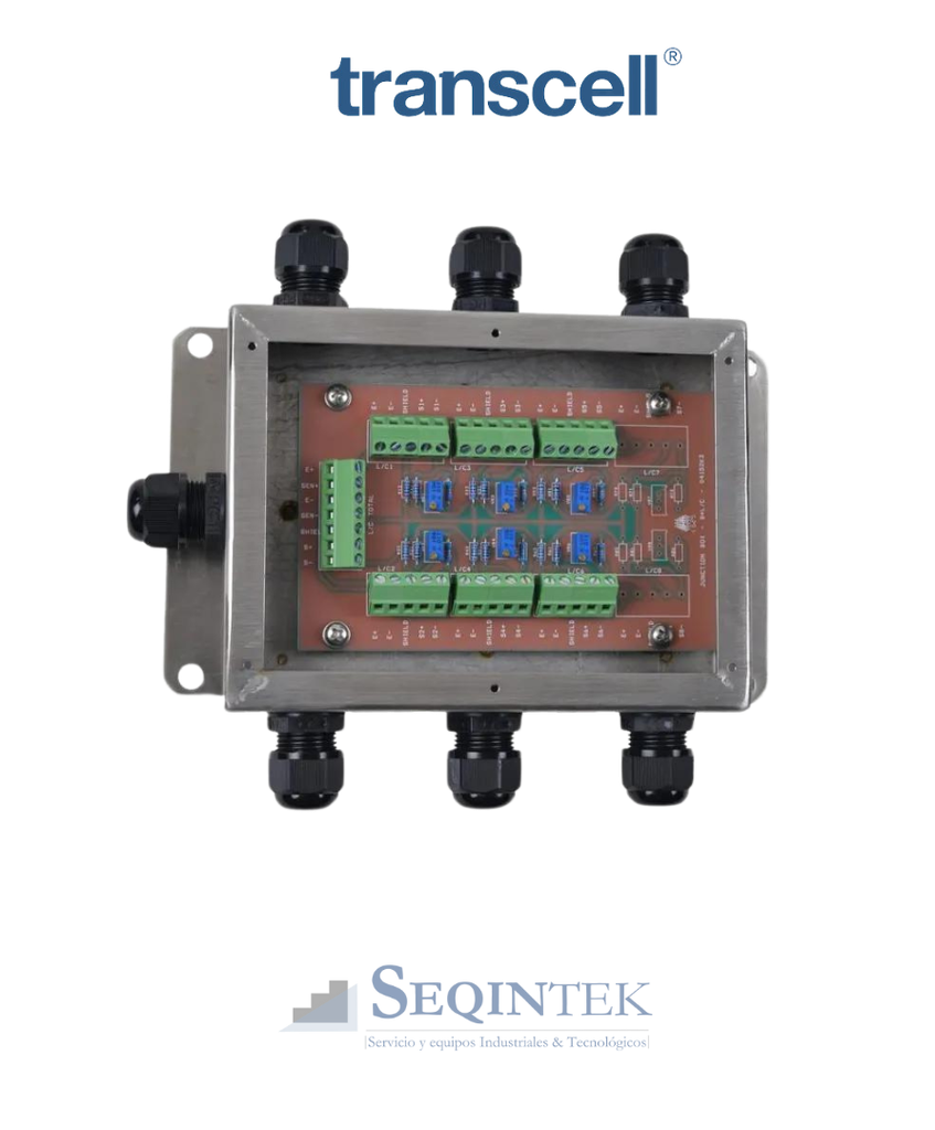 Caja Suma Transcell (Junction Box) A. Inox. 6Ch