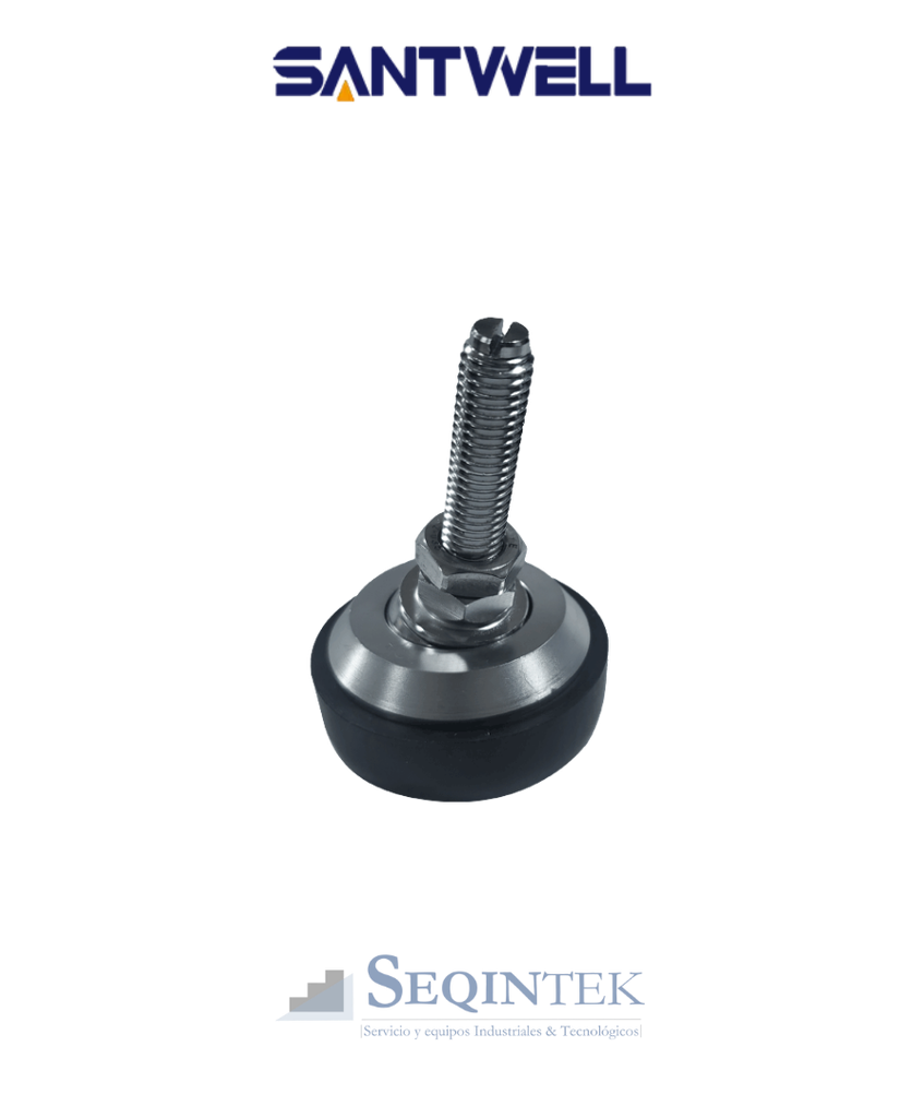 Pata Pivotante (Nivelador) Santwell M12 Inox