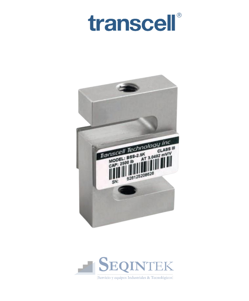 Celda de Carga TRANSCELL (S) BSS-5K (5000lb)