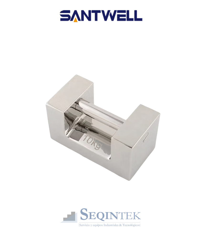 Pesas Patron (Rectangular) Santwell 10KG F1 A. Inox