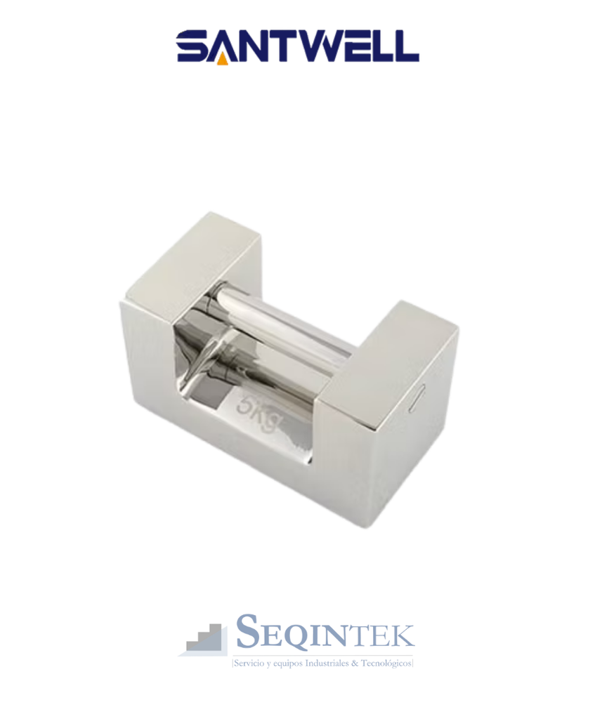 Pesas Patron (Rectangular) Santwell 5KG F1 A. Inox
