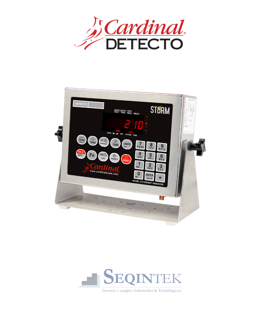 [210 STORM] Indicador Digital Cardinal Scale 210 storm