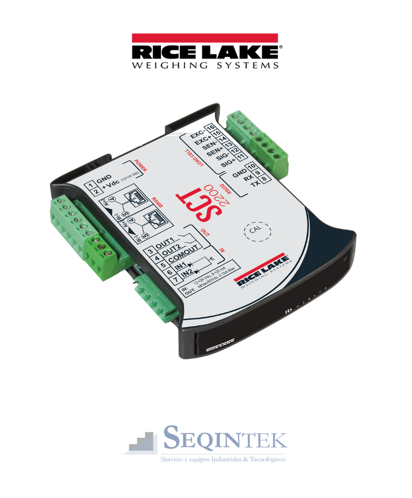 [202103] Indicador Módulo Rice Lake SCT2200
