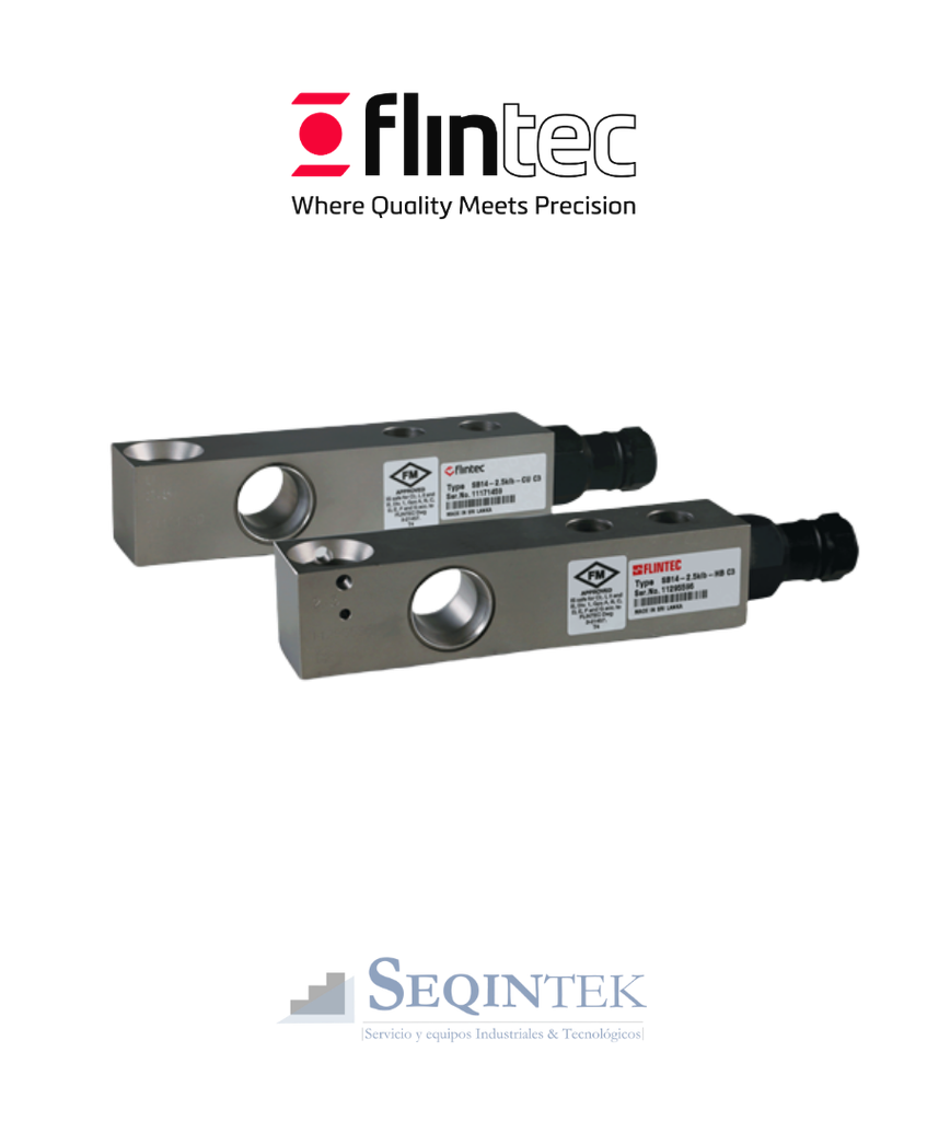 Celda de Carga (Viga) Flintec SB14 1000Lb