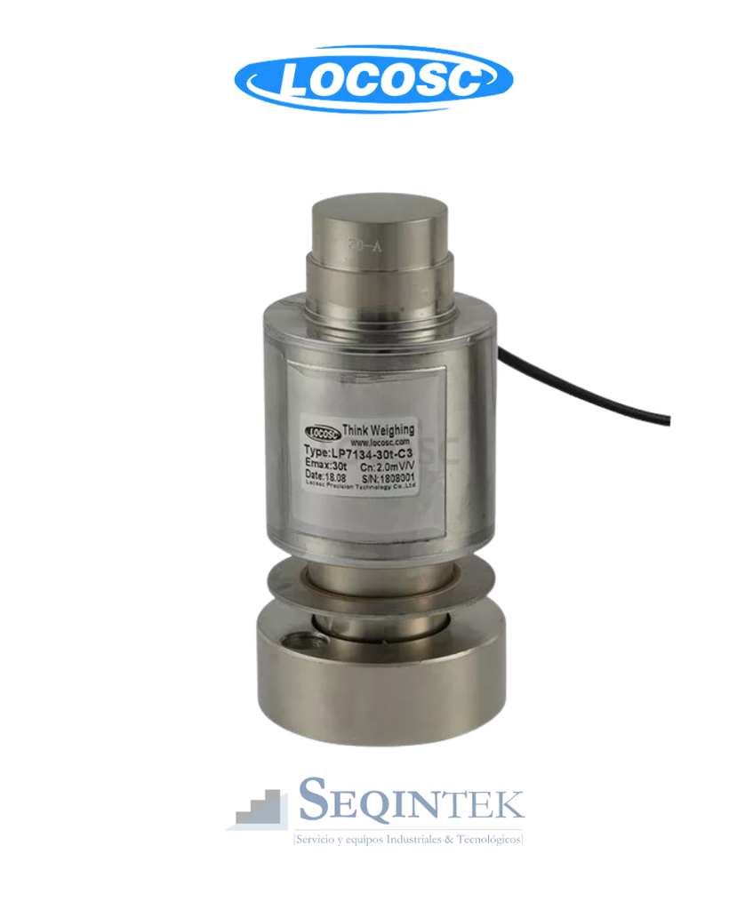 Celda de carga (Botella) Locosc LP7134 30T A. Inox.