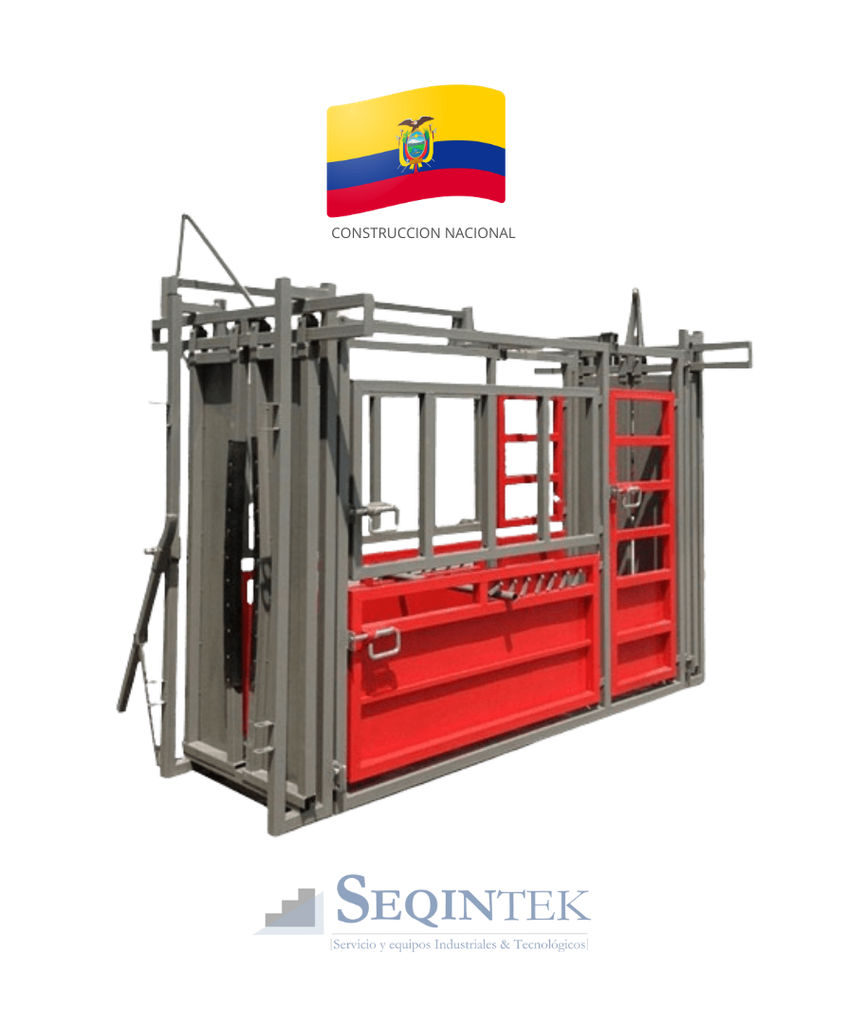 Balanza Pesaje Animal (Plataforma + Brete ) Ganado Galv.