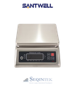Balanza de Mesa Santwell 30Kg Waterproof Inox
