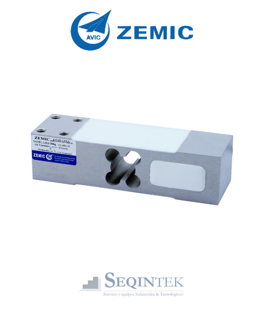 Celda de Carga L6E3 Zemic 50 kg