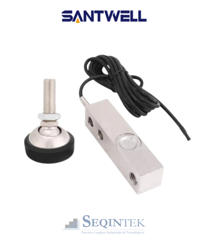 [SQC-SS-2T-M16] Celda de Carga (Viga) - 2T A. Inox. (M16)