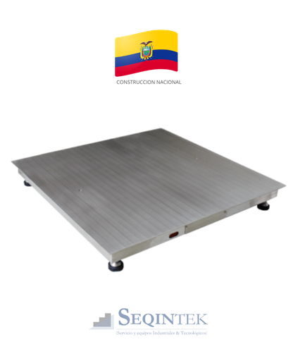[SS1-1X1-4MM]  Balanza 100x100cm 4mm A. Inox. (Plataforma)