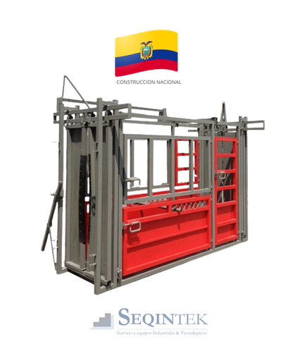 Balanza Pesaje Animal (Plataforma + Brete ) Ganado Galv.